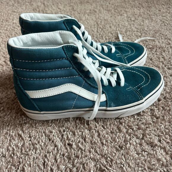 Vans Shoes - Vans Dark Teal, Old Skool, High Top Sneakers- 7M/8.5W